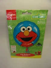 FACTORY SEALED ANAGRAM 18" ELMO ROUND SESAME ST. FOIL BALLOON W/SHELF WEAR