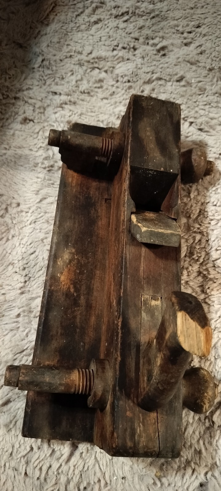 Antique Tongue And Groove Hand Plane Manuel Blade Woodscrew Adjust eBay