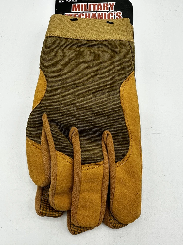 Rothco 4435 Military Mechanics Gloves - Coyote Brown - Image 2 of 4