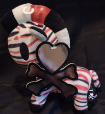 Tokidoki Unicorno - ZAMBA Red White Small - 7.5 inch - Plush by Aurora, NWT