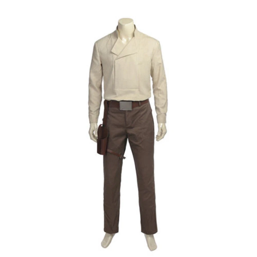 Starwars The Last Jedi Poe Dameron Shirt Pants Set Uniform Cosplay Costume
