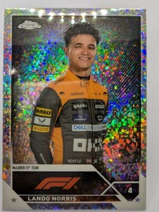 Topps Chrome F1 2023 Lando Norris #25 Mini Diamonds 197/299