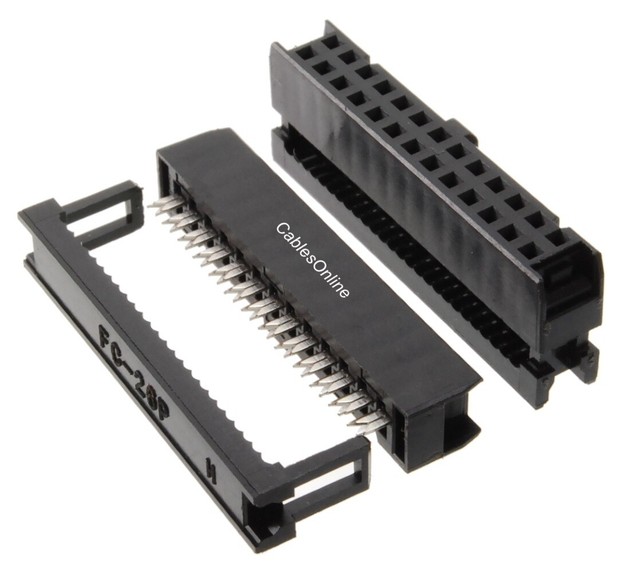 10Pack 26Pin (2x13) Female IDC 2.54mm Pitch Connectors for Flat