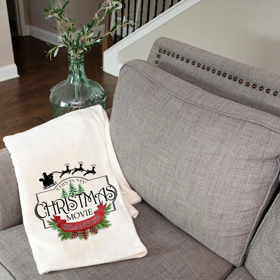 Manta para ver películas de Navidad, 50X60, polar ligero, regalo de Navidad Foto 2 de 2