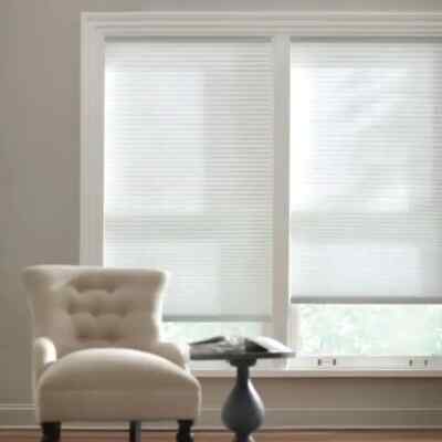 Custom Cut Home Decorators Snow Drift Light Filtering Cordless Cellular Shade