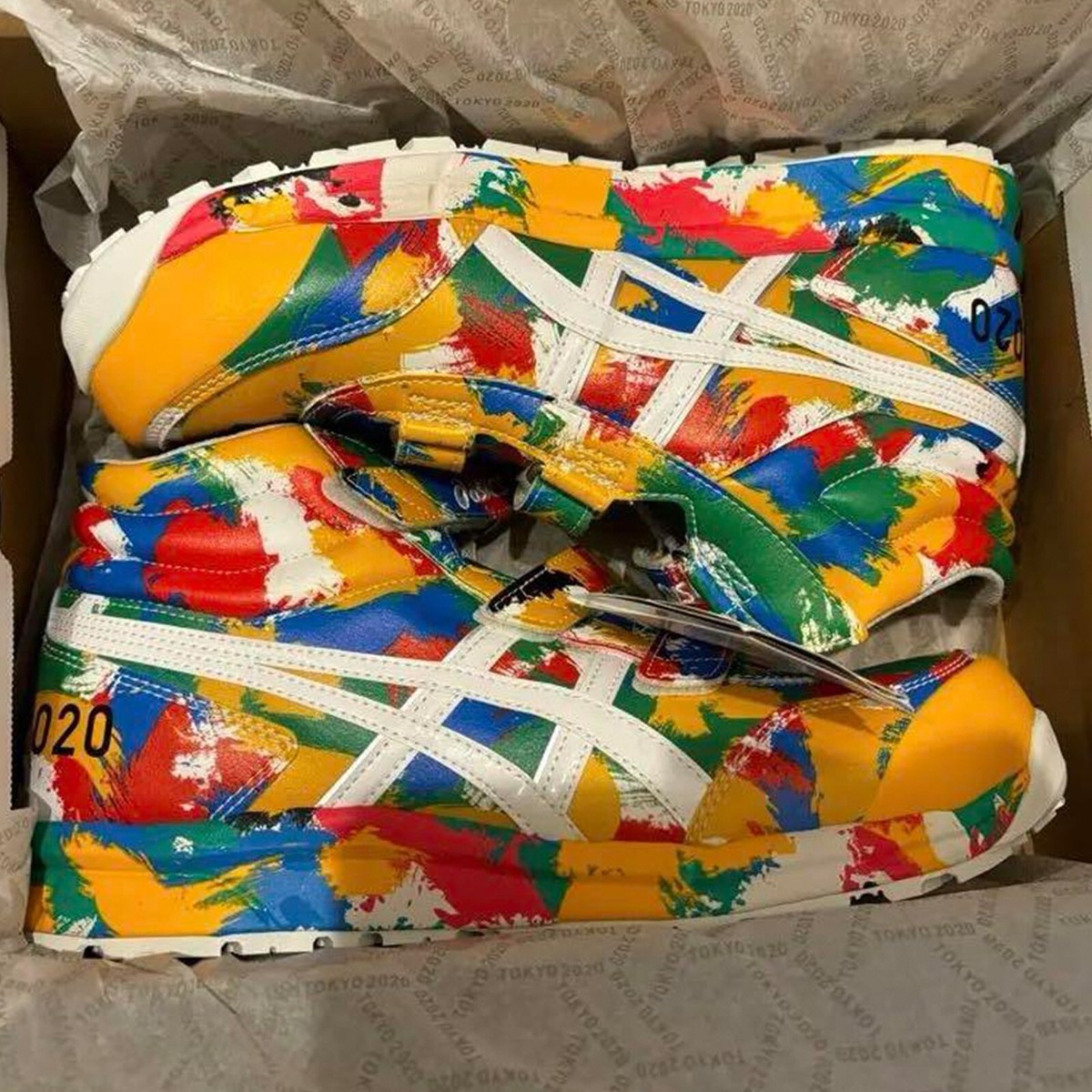  ウィンジョブ®TOKYO 2020 OLYMPIC EMBLEMアシックス ASICS WINJOB TOKYO 2020 OLYMPIC EMBLEM WIDE MULTI WHITE US11.5