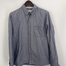 Frederik Anderson Copenhagen Button Down Shirt Mens Large Preppy Minimalist
