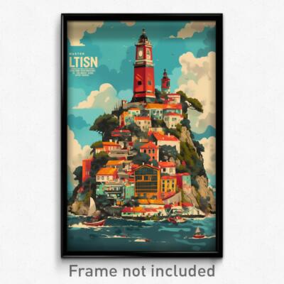 Russian Movie Poster - Marvelous Lisbon (Russia Retro Film Art Print)