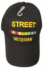 NEW STREET VETERAN BASEBALL STYLE EMBROIDERED HAT funny novelty ball fun cap A58