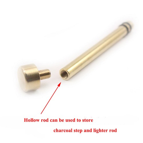 Fire Piston Fire Starter Metal Brass Fire Rod -Campers / Survival / Preppers - Picture 4 of 10