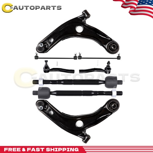 Front Lower Control Arm Ball Joints Tie Rods Sway Bar For 20072012