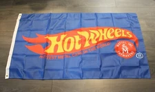 Hot Wheels Banner Flag 3x5 Garage Man Cave Motorsports Racing Toy Car Play Room