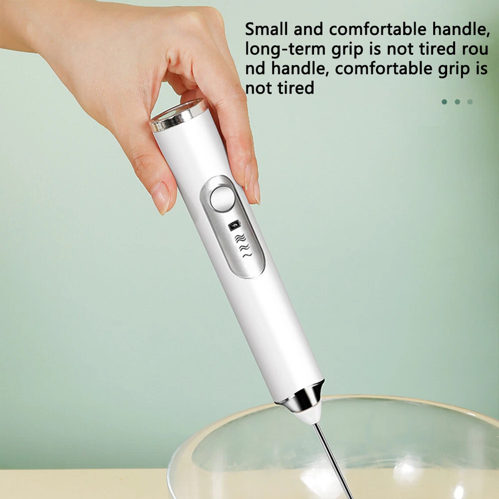 Milk Frother Handheld Usb Charging Wireless Mini Mixer with Variable Speeds