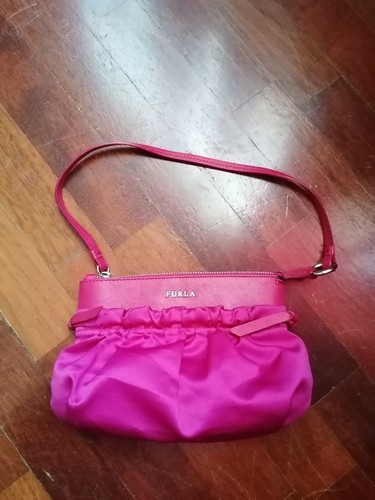 Borsetta Borsa FURLA da Cerimonia Fucsia pelle e raso | eBay