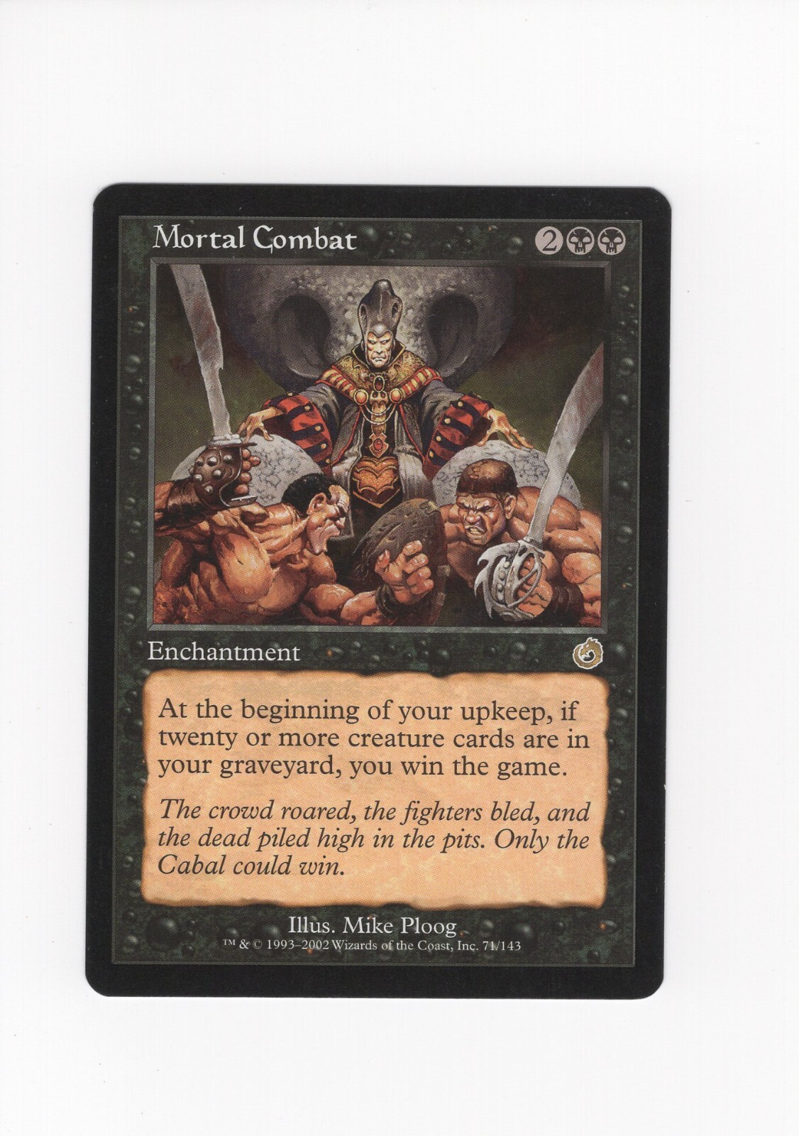 Mortal Combat Torment LP MTG Magic the Gathering 1