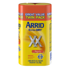 XX Extra Dry Antiperspirant Deodorant, Regular, Twin Pack, 2x 6 Oz Aerosol