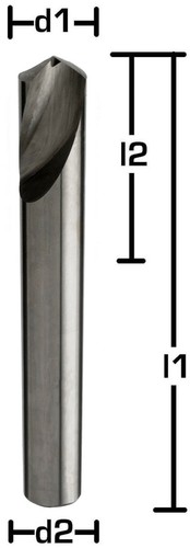 Broca VHM NC, 120°, 45 HRC HA Ø 3 a 16 mm selección-NUEVA 100% Made in Germany - Imagen 9 de 14