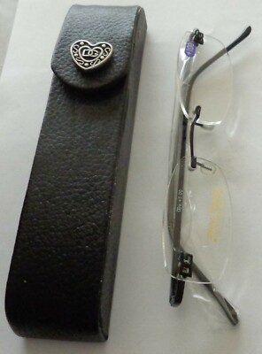 DC  READING GLASSES WOMEN   MEN   +1.00   black metal. 