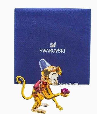 New 100% SWAROVSKI Crystals Disney Aladdin Abu Monkey Figurine 