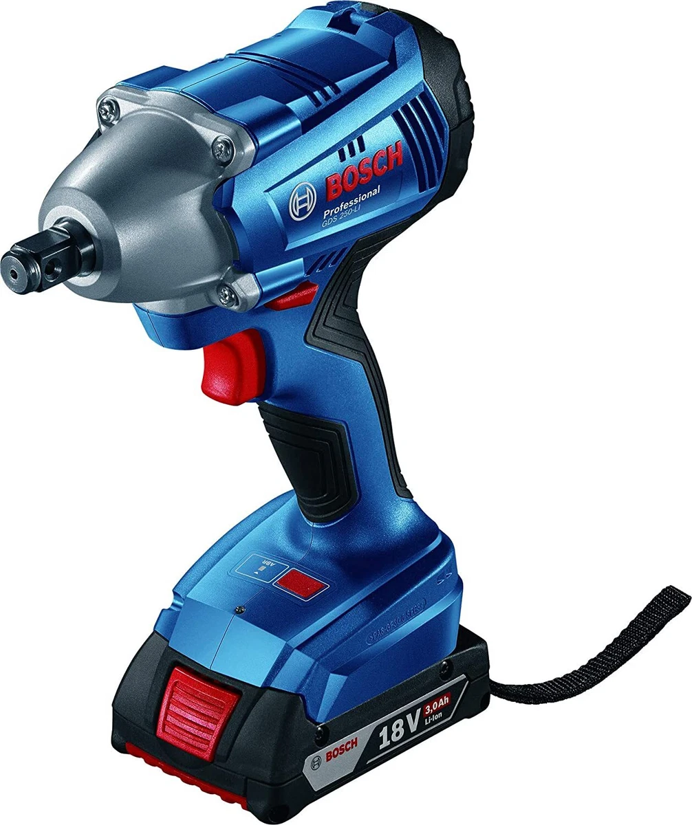 Bosch GDS 250 Li Cordless Impact Wrench Blue With Free Shipping