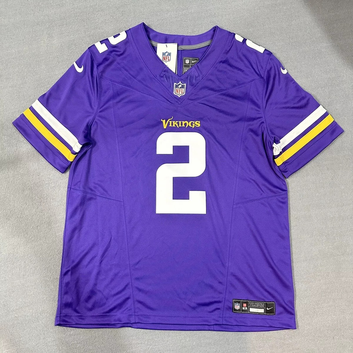 175) Justin Jefferson Rare #2 Minnesota Vikings Nike Vapor NFL