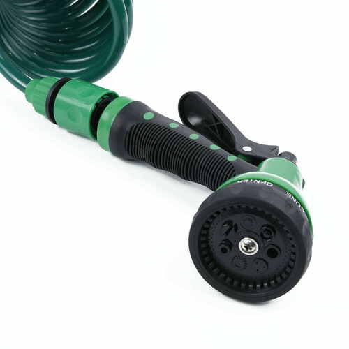Tubo da Giardino 30M Resistente Spirale Avvolto Auto Lavaggio Pulizia Acqua Giardino - Foto 4 di 8
