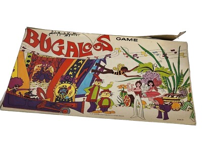Bugaloos  Sid & Marty Krofft's Milton Bradley Vintage Board Game Bad Box  1971