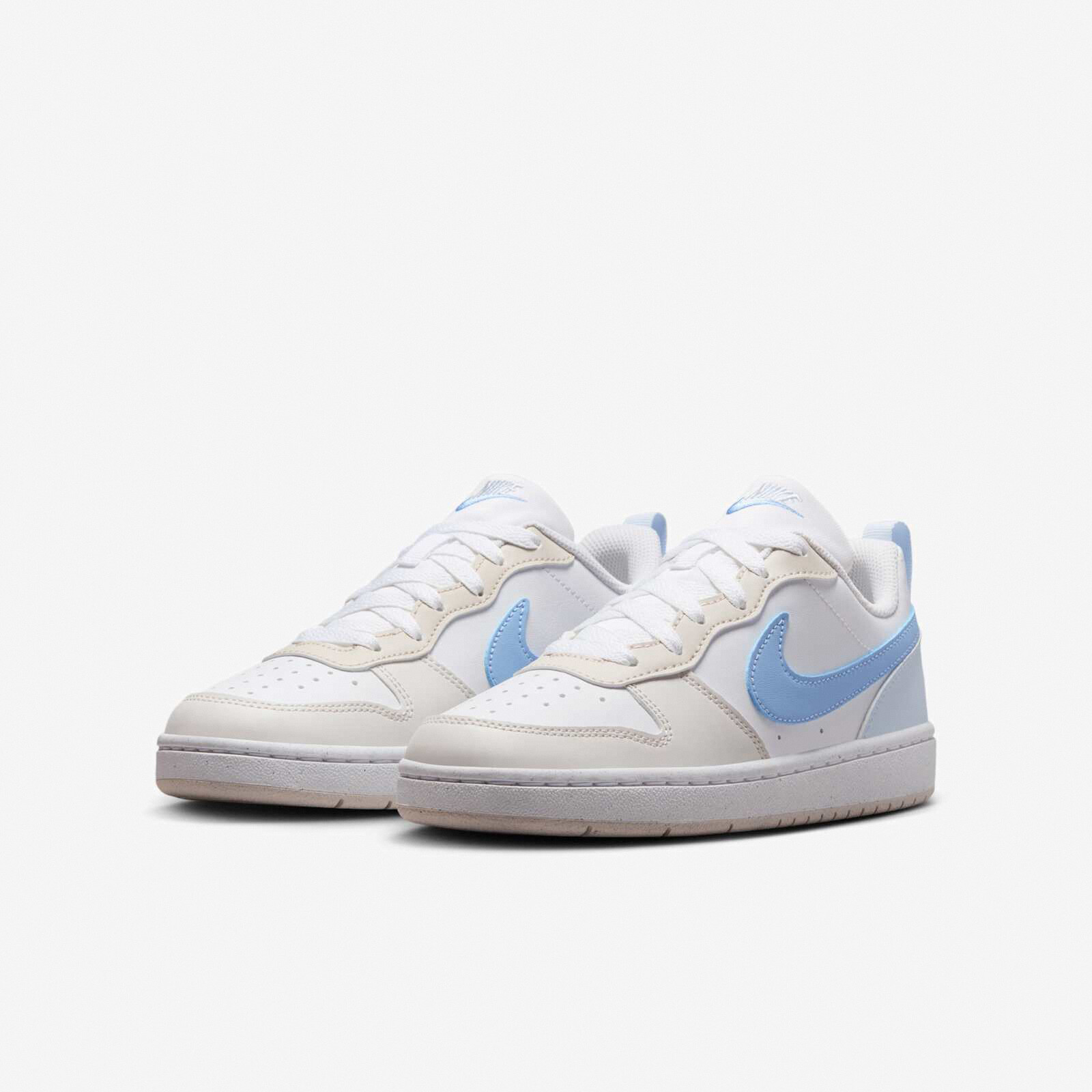 Nike Court Borough Low Recraft GS White Blue Kids Youth Women Casual IB4701-141