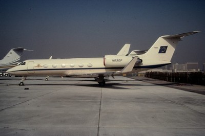 Dia N69GP Grumman Gulfstreamm II 35mm gerahmt OP-L11-63