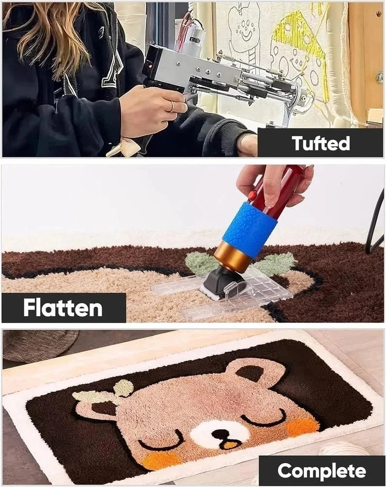 BESGEER Rug Tufting Gun with Carpet Trimmer Kit - Tuft Gun with Tuf... Fast Ship - Image 3 of 4