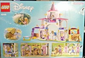 LEGO DISNEY PRINCESS LOT OF 2 #41054 RAPUNZEL'S TOWER & #43195 BELLE & RAPUNZEL