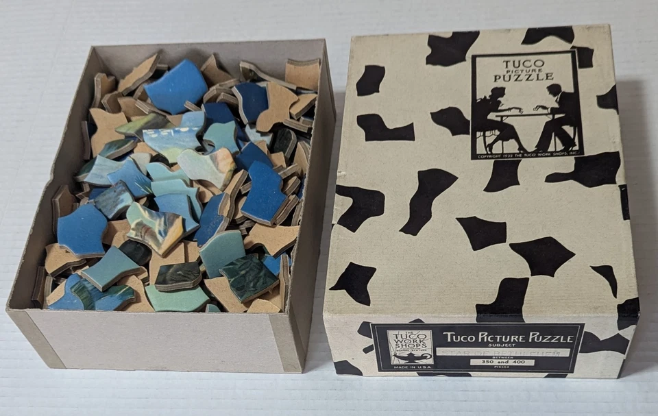 1934 Tuco картина головоломка звезда Вифлеема отличном состоянии товара - Изображение 3 из 4