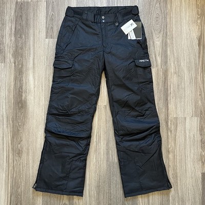 ARCTIX MEN SNOWSPORTS CARGO INSULATED PANT M BLACK LINED NEW NWT