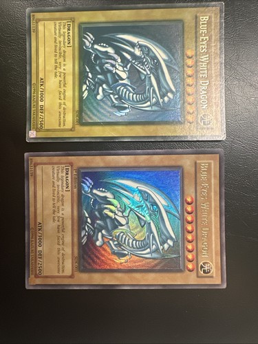 Yugioh SDK-001 DRAGO BIANCO OCCHI BLU ILLIMITATO sbiadito in fabbrica - Foto 11 di 11