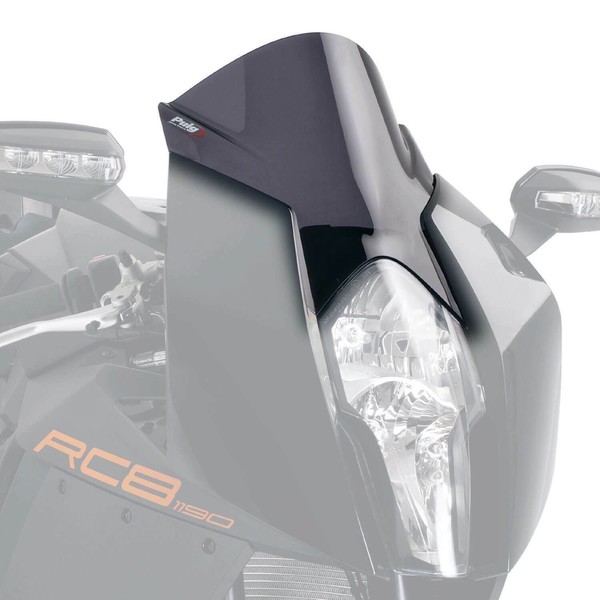 Puig Racing Windschutzscheibe Sport Dark Smoke Ktm 1190 RC8 / R 2008-2015-image