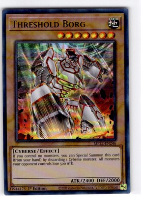 Yu-Gi-Oh 1st edition Threshold Borg Ultra Rare #MP22-EN246