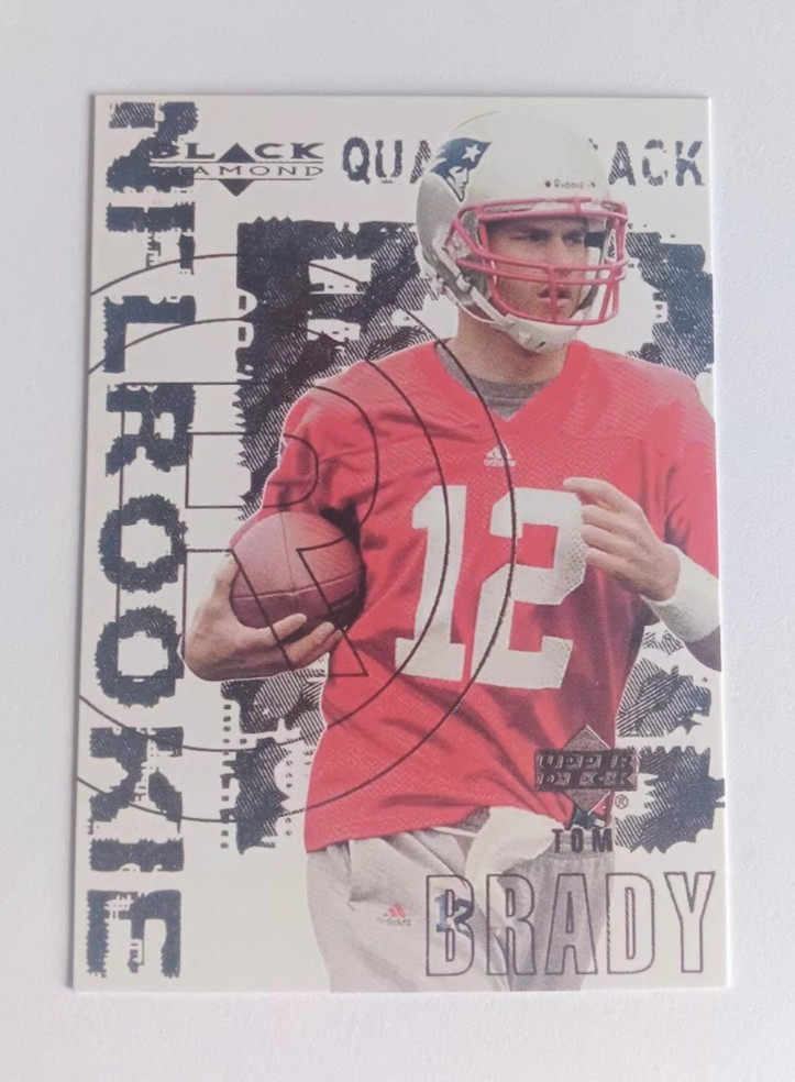 2000 Upper Deck Black Diamond - NFL Rookie Tom Brady #126