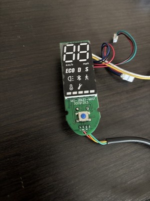 Segway Ninebot Max G30 Bluetooth Dashboard PCB & Plastic Cover (No Hardware)