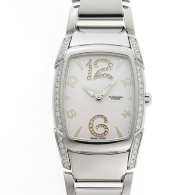 PARMIGIANI FLEURIER KALPA PICCOLA Diamant Quarz elfenbeinfarbenes Zifferblatt...