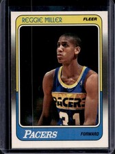 1988-89 Fleer Reggie Miller Rookie RC #57 Pacers