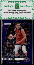 2024 Panini Prizm WNBA #34 Stefanie Dolson Blue Velocity Prizms