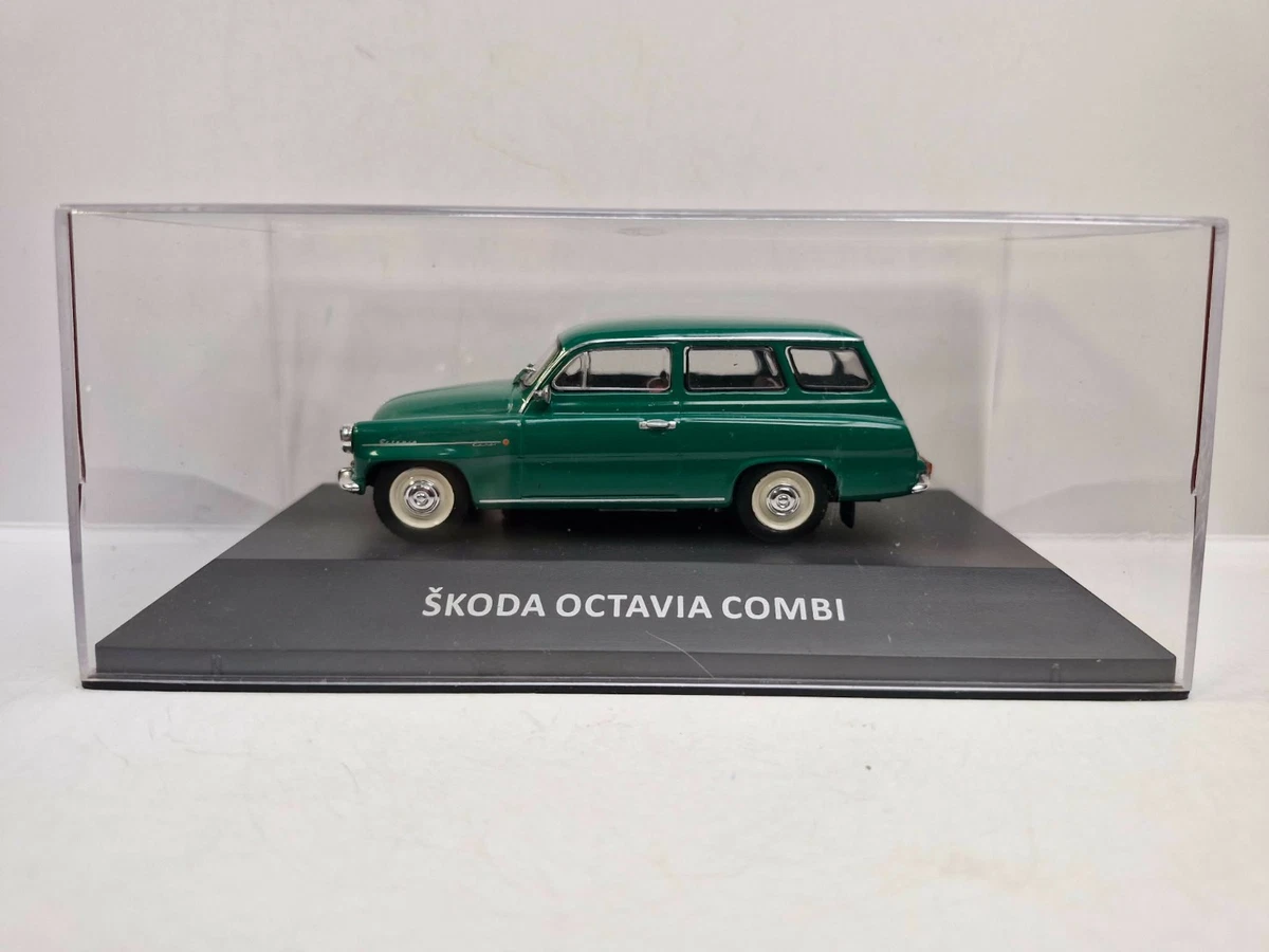 Maqueta de Skoda Octavia Combi 2005 azul marino 143AB-002K Abrex 1:43
