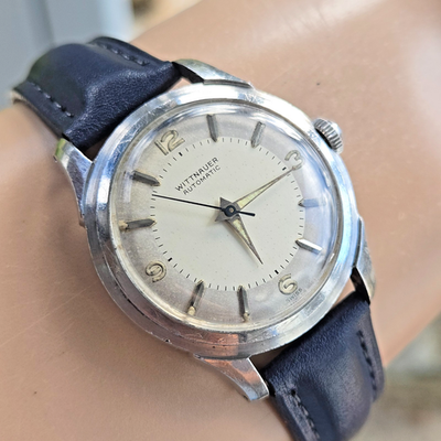 Vintage WITTNAUER men's automatic watch 11ARB Two-tone pei-pan
