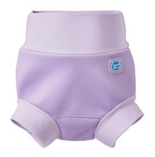 Splash About New Happy Nappy Reusable Baby Swim Nappy Lilac Size L 6-12 Months