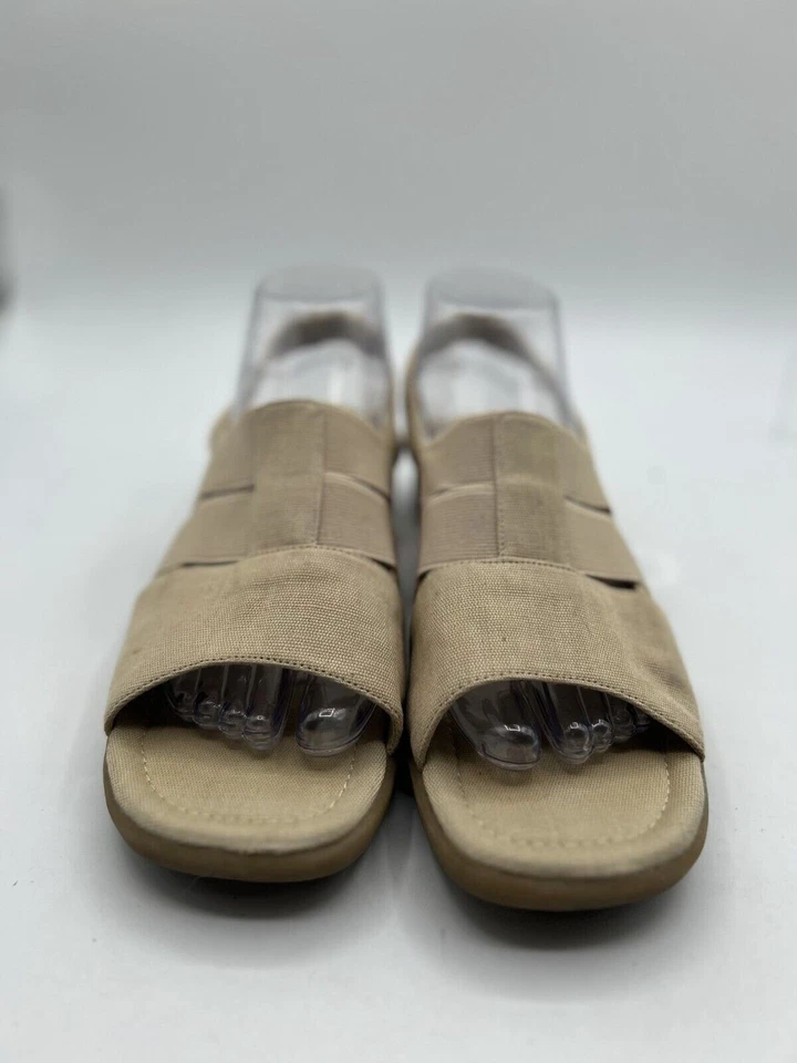 Keds Slingback Slide Sandal Women's Sz 10W Beige Flat Slip On Open Toe - Image 2 of 4