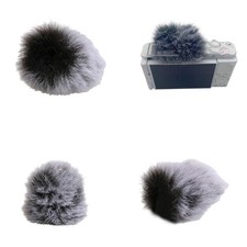 Stylish Faux Furry Windshield for ZV1 ZV1F ZVE10 Microphone Enhances Recording