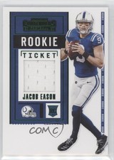 2020 Panini Contenders Rookie Ticket Swatches Variation Jacob Eason 09p1