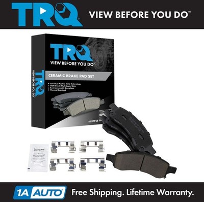 TRQ Premium Ceramic Front Brake Pad Kit for Enclave Traverse Acadia Outlook