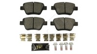Hinterachse Hart 249 007 Bremsbelagsatz, Scheibenbremse FüR Audi,Seat,Skoda,Vw
