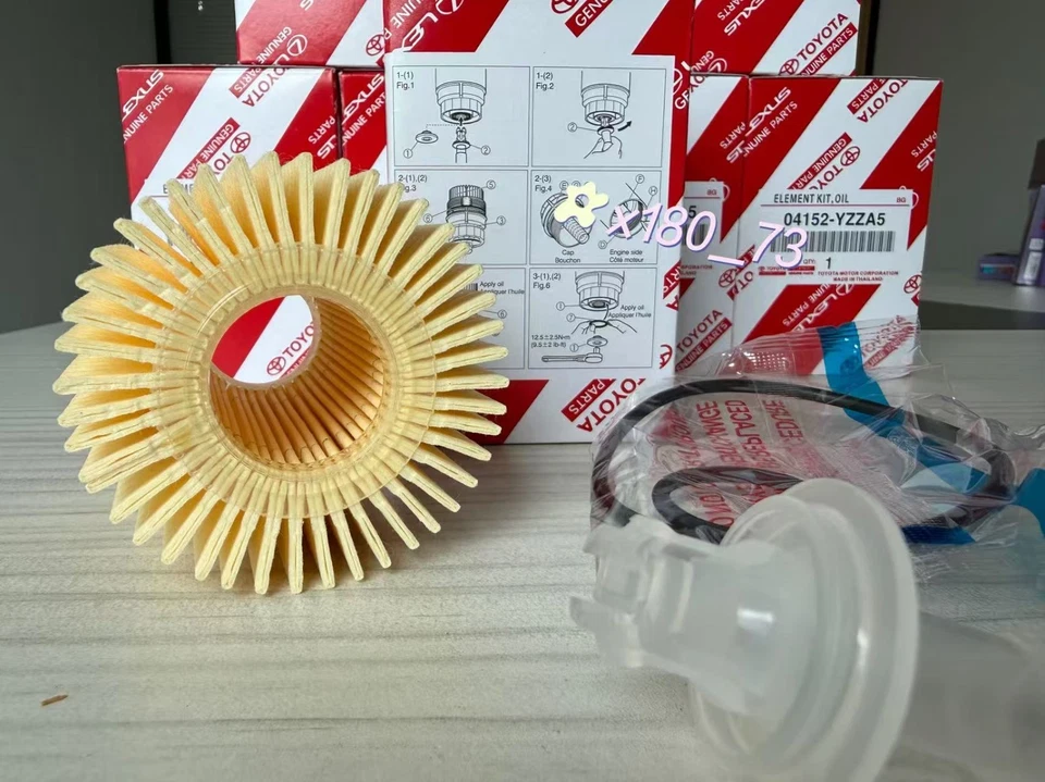 TOYOTA OEM 05-20 4Runner Engine Oil Filter 04152YZZA5 CASE OF (10) - Imagem 2 de 4